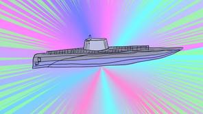 ミサイルつき原子力潜水艦