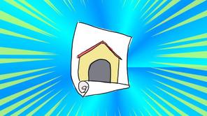 かべかけ犬小屋