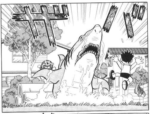 空き地にジョーズ